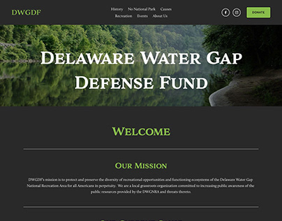 Delaware Water Gap Defense Fund Website