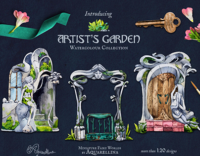Artist's Garden Watercolour Miniatures