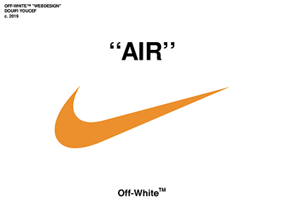 Nike & Off White - Webdesign