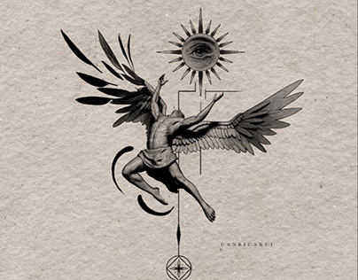 Icarus Tattoo Design