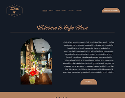 Café Wren Website