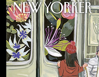 Next Stop: Spring. New Yorker Magazine Cover