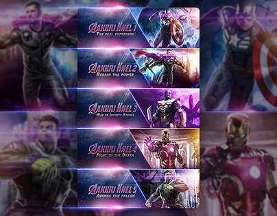 Avenger Theme Banner Design