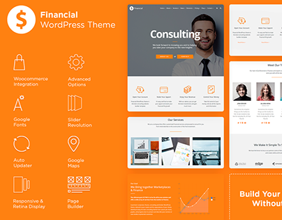 Financial WordPress Theme - Consulting Site Builder