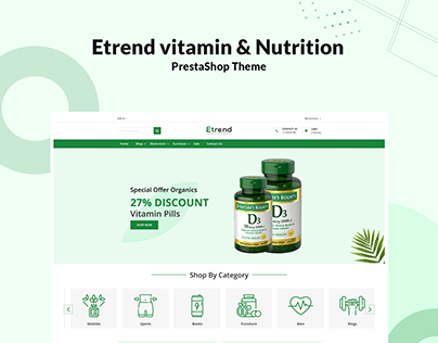 Etrend Vitamin & Nutrition - PrestaShop Theme