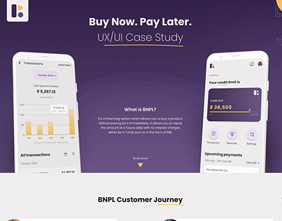Buy Now Pay Later UX/UI Case Study