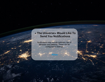 Notifications from the Universe