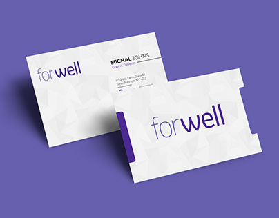 Forwell logo and social media designs