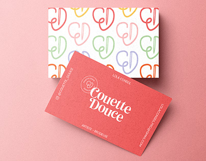 Branding Design - Couette Douce, Brodeuse