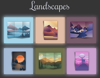 Пейзажи (Landcapes), Иллюстрации