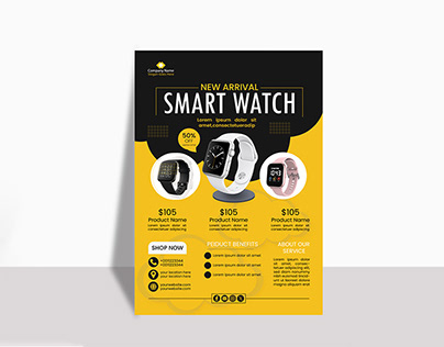 Smart Watch Flyer Design