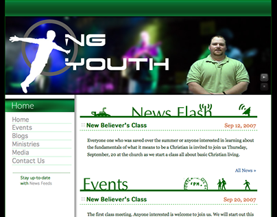 NG Youth Site and CMS