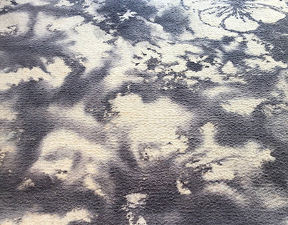 Handprinted wool rugs