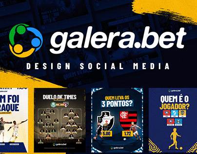 Project thumbnail - Galera.bet - Design social media