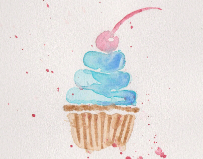 Project thumbnail - Desserts Watercolor