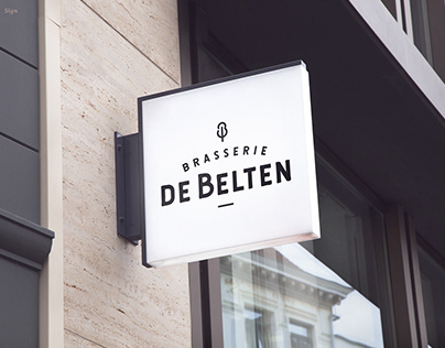 Visual identity De Belten - Brasserie