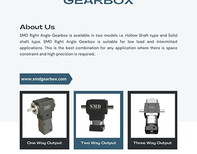 Customized Right Angle Gearbox | SMD Gearbox
