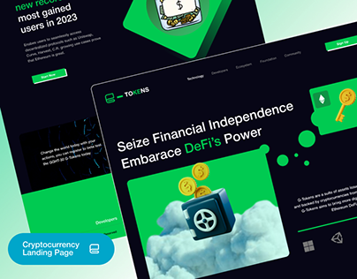 G-Tokens | Cryptocurrency DeFi Landing Page