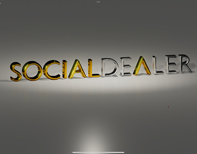 Social Dealer 3D Logo