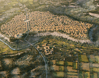Roman city of Cauca II century C.E.