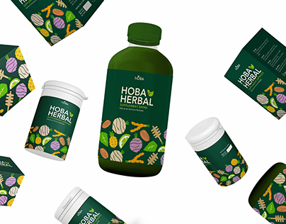 Package Design for Hoba Herbal Supplements
