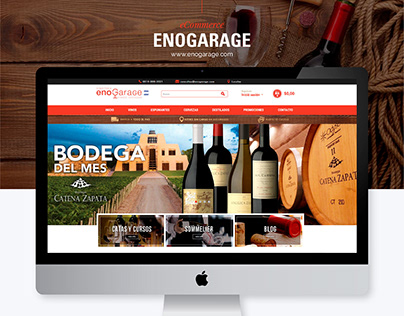 Winery eCommerce Website Design • EnoGarage