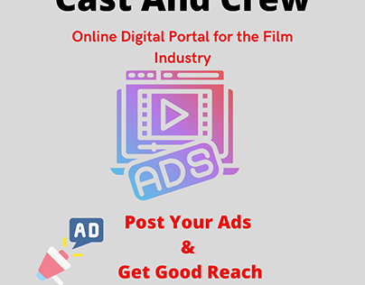 Cast and Crew Digital Portal for Ad in Media industry