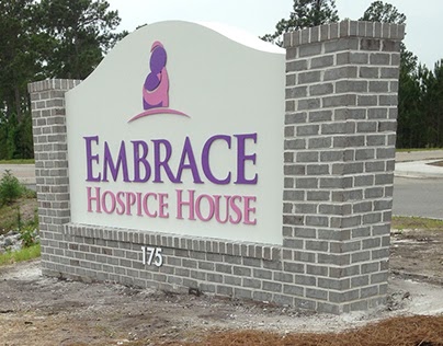 Embrace Hospice House Sign