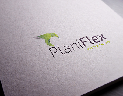 logótipo [proposta] - PlaniFlex - mattress industry