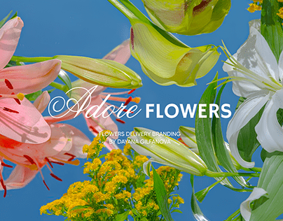 Adore - Brand identity for flowers delivery