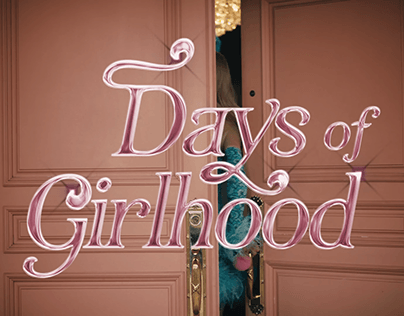 Dylan Mulvaney "DAYS OF GIRLHOOD" Title Design