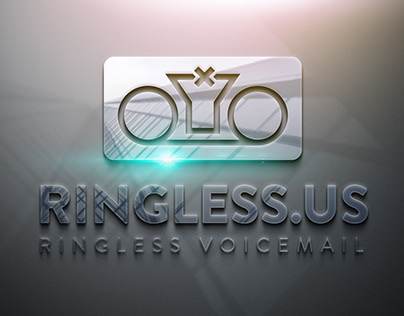 RINGLESS VOICEMAIL - Minimalist & Modern Logo Design