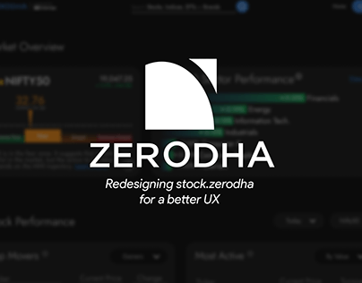 Stocks Website Re-design (Zerodha)