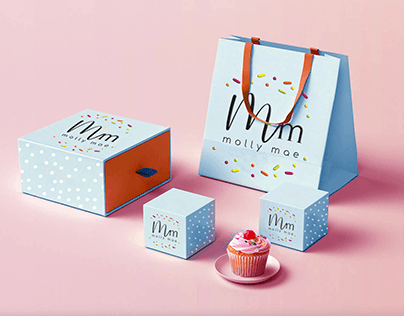 Molly Mae Bakery packaging and branding