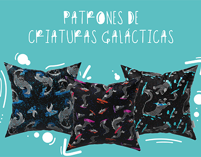COJINES PATRONES CRIATURAS GALÁCTICA