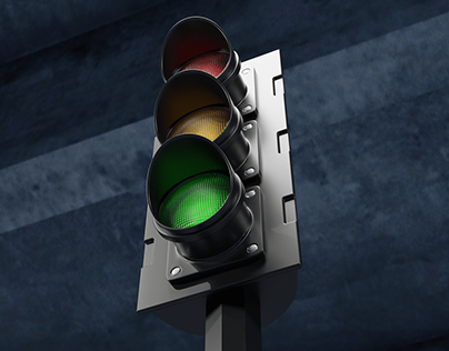 3D Blender - Traffic Light