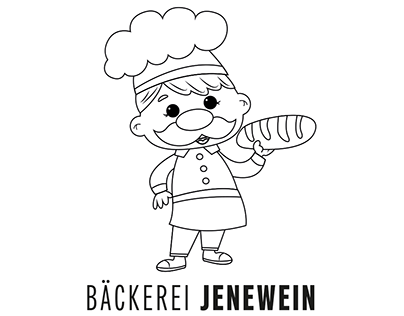 Bäckerei - Neues Erscheinungsbild mit Illustration