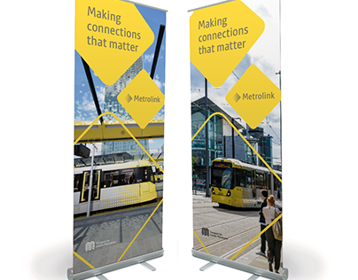 Metrolink pull-up banners