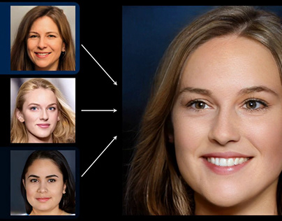 AI generated perfect human face