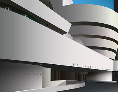 Adobe Illustrator Guggenheim Museum. NY.