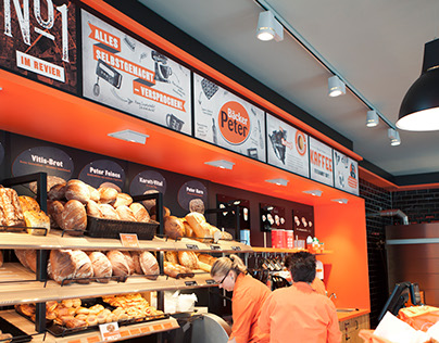 Interior Graphic Design for a Bakery in Essen, Germany