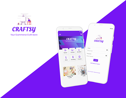 Craftsy App (Ecommerce Craft Store)