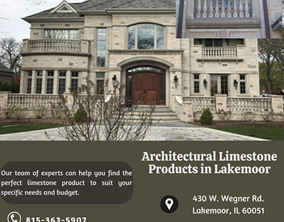 Architectural Limestone Products in Lakemoor