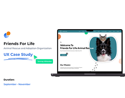 Friends For Life | UI/UX Case Study