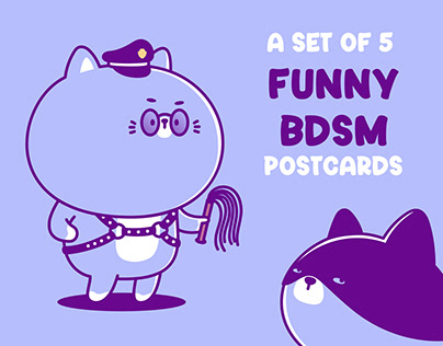 Funny BDSM postcards