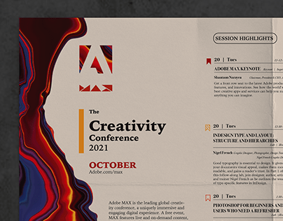 AdobeMAX: InDesign Poster
