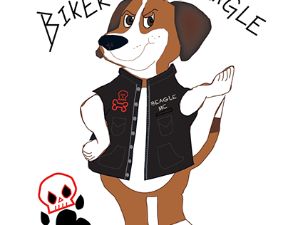 Animated Character - Biker Beagle