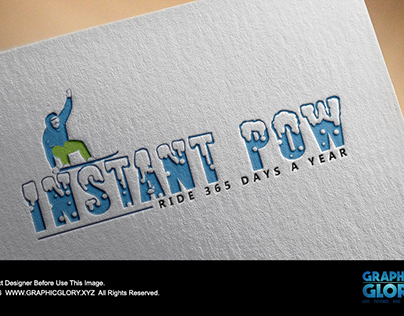 Instant Pow logo by Graphic Glory