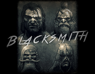 Character design - Heavy viking blacksmith warrior