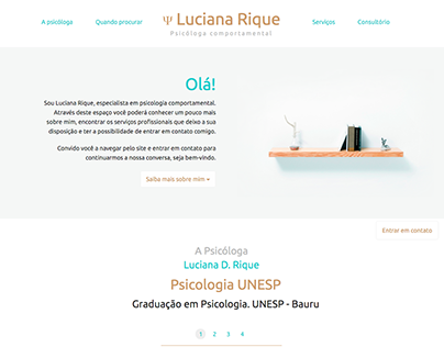 Website de Luciana Rique
